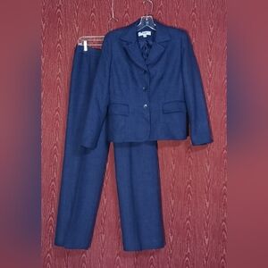 LE SUIT 2 Piece Long Sleeve Collared Button Pants Suit Women's Sz 6P